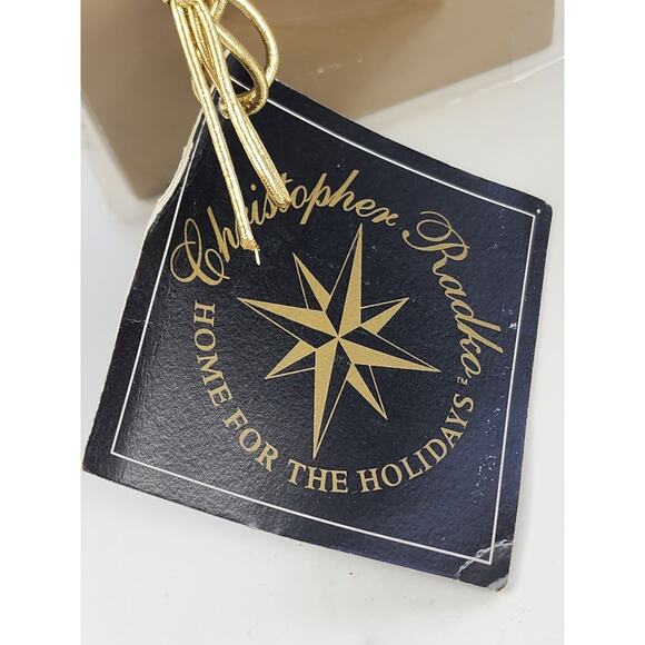 Christopher Radko Nutcracker Crunch Place Card Holder 2 1/4" Resin Holidays x4 - Picture 16 of 16